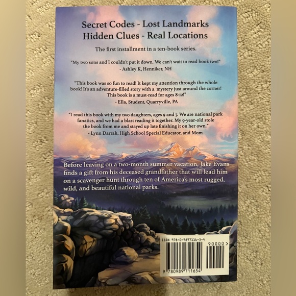 National Park Mystery Series Book 1 - Mystery in Rocky Mountain National Park - Picture 2 of 4